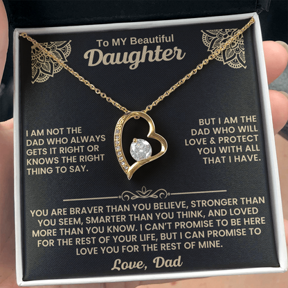 To My Daughter – A Heart of Love from Dad