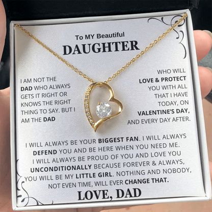 To My Daughter – Love You Forever Necklace Gift Set CFG559