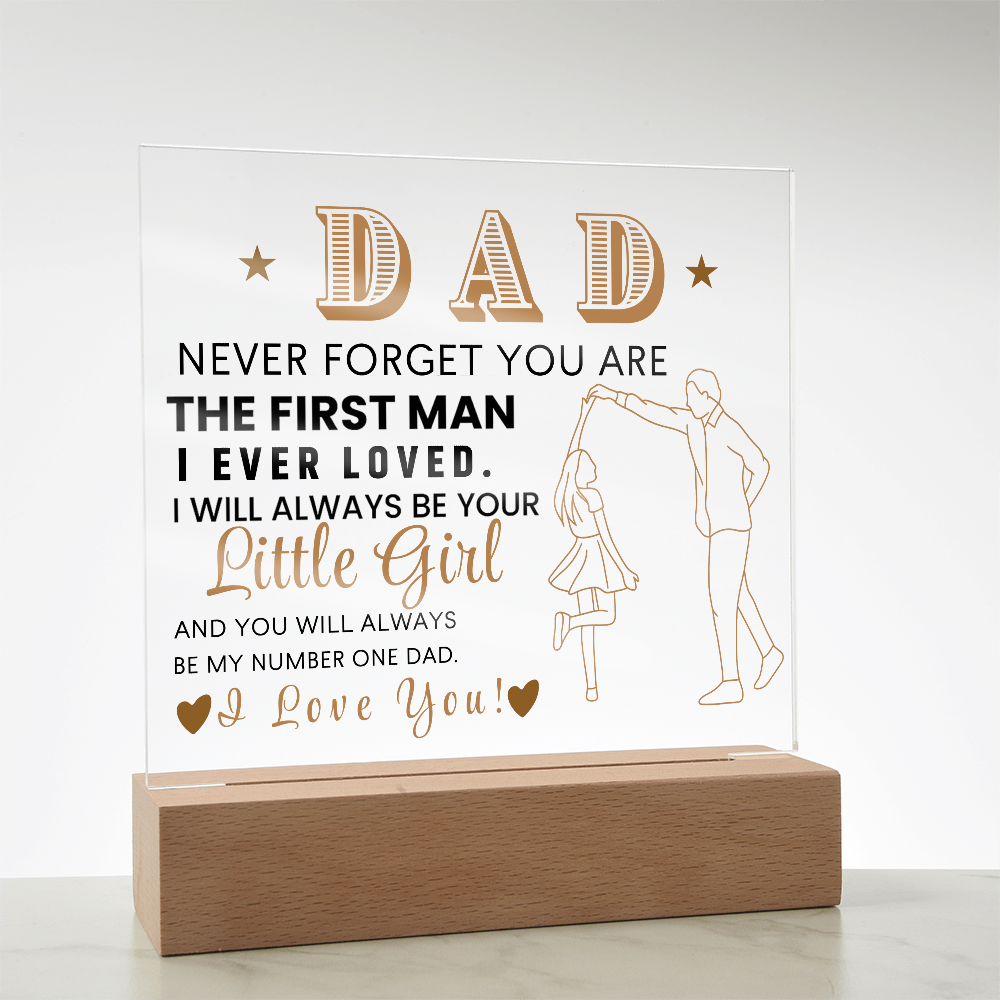 Dad From Daughter LED Acrylic