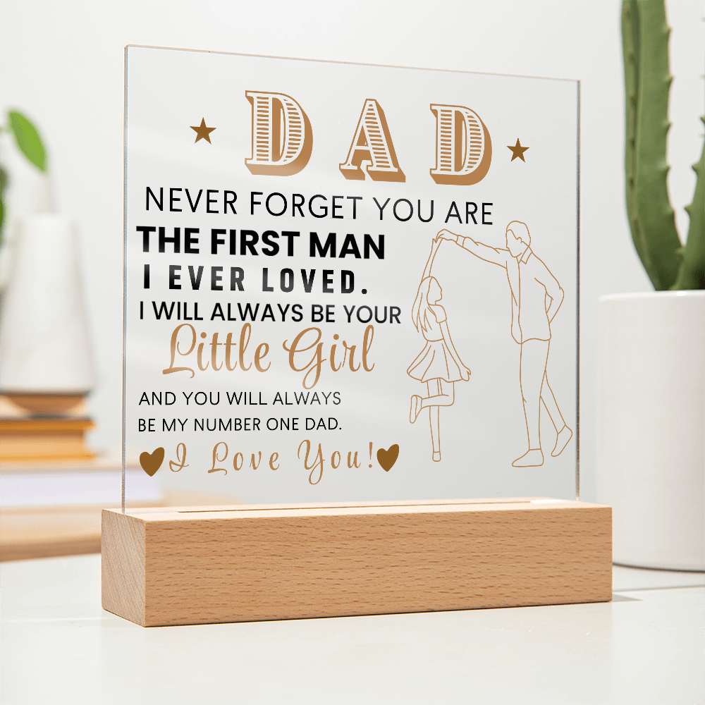 Dad From Daughter LED Acrylic