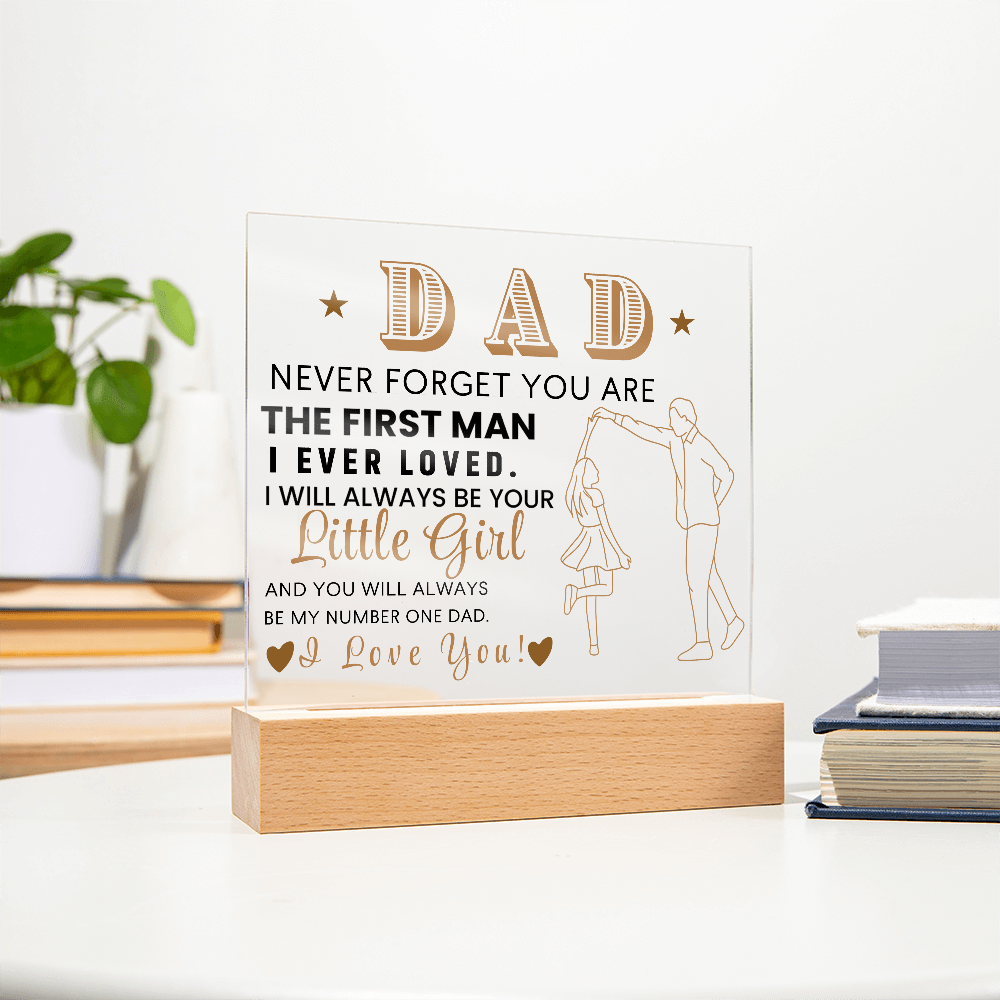 Dad From Daughter LED Acrylic