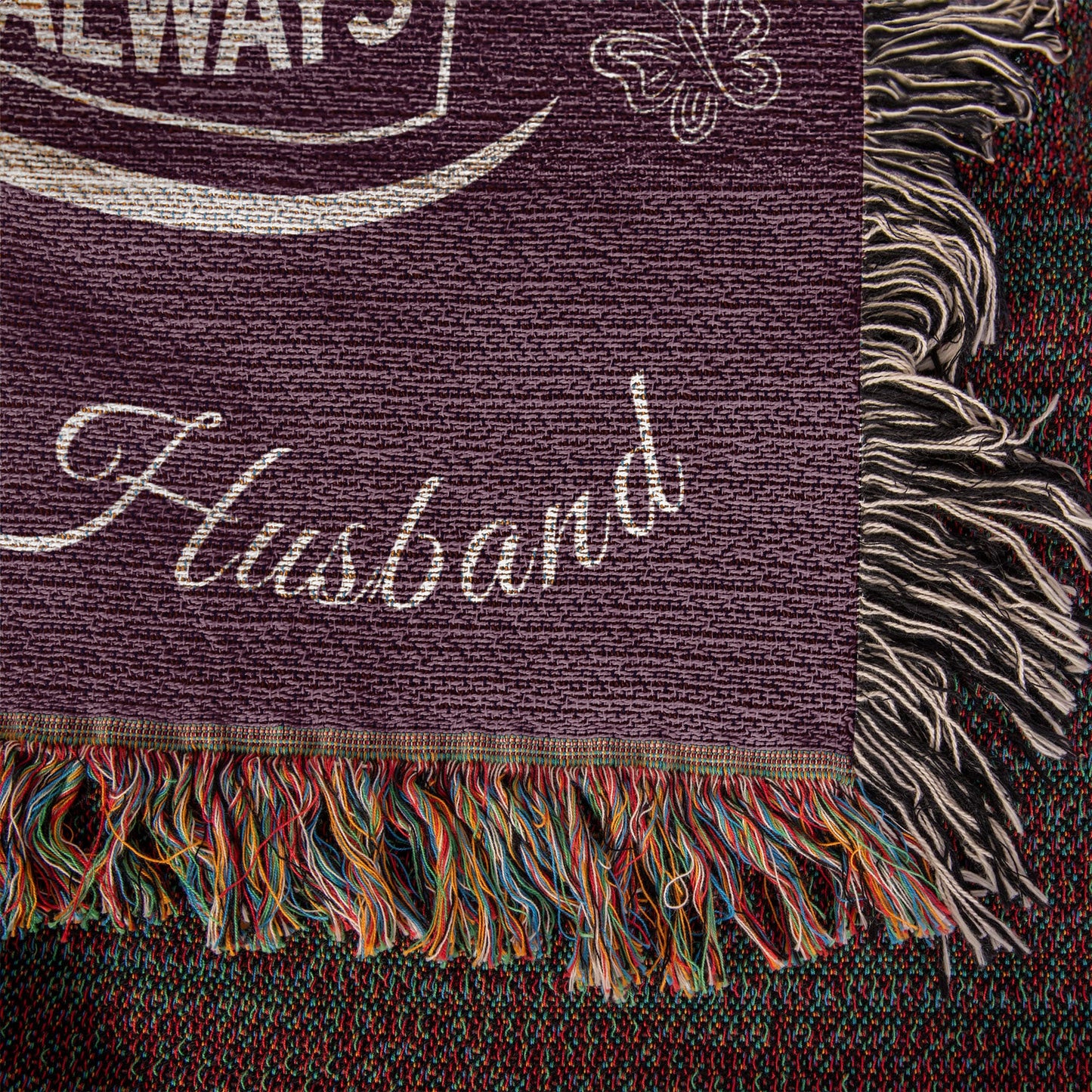 To My Wife - The Day I Met You, My Life Changed - Woven Blanket Gift Set CFG559