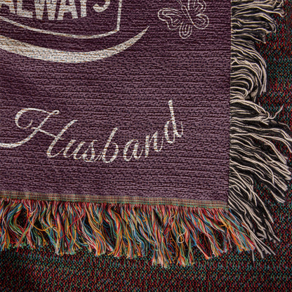 To My Wife - The Day I Met You, My Life Changed - Woven Blanket Gift Set CFG559