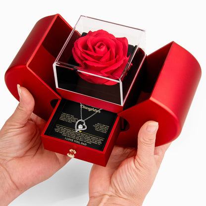 To Daughter - Love Dad - [Forever Rose Box]