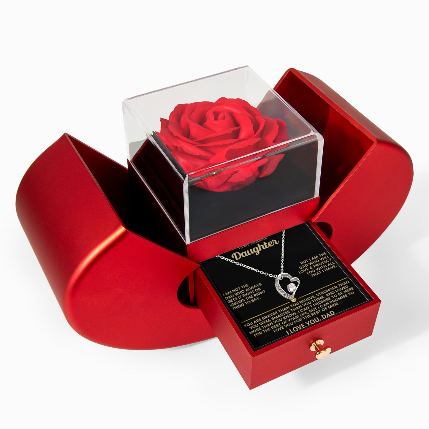 To Daughter - Love Dad - [Forever Rose Box]