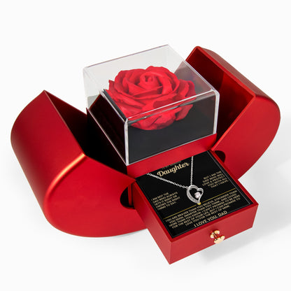 To Daughter - Love Dad - [Forever Rose Box]