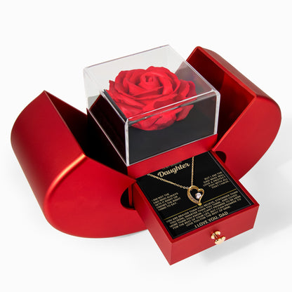 To Daughter - Love Dad - [Forever Rose Box]