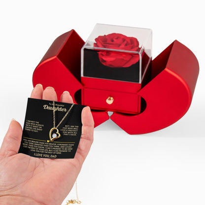 To Daughter - Love Dad - [Forever Rose Box]