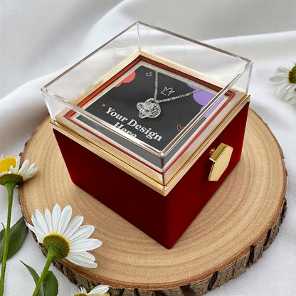 Let's Start Over - Love Knot with Rotating Rose Gift Box
