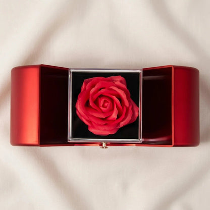 "Let's Start Over" Forever Love Necklace & Red Rose Box - Romantic Apology Gift