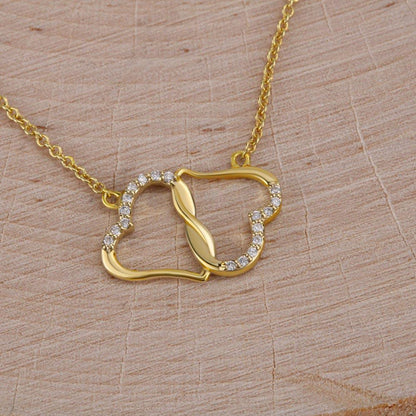 To My Loving Mother - Gold Necklace - Charming Family Gift