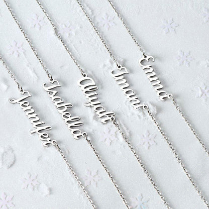Customize Name Necklace - CHARMING FAMILY GIFT