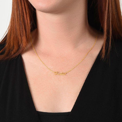 Customize Name Necklace - CHARMING FAMILY GIFT