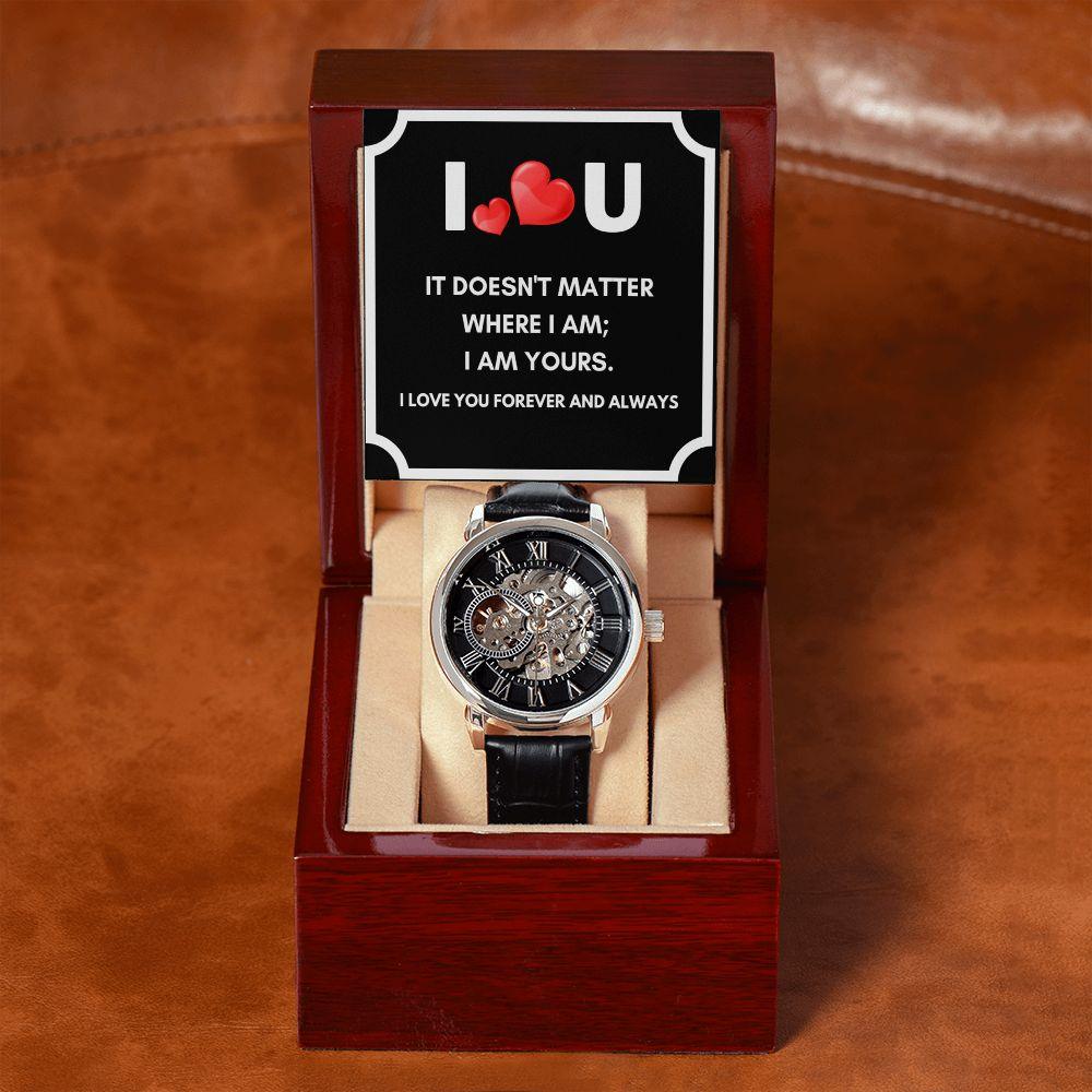 It Doesn't Matter Where I am - I Am Yours - CHARMING FAMILY GIFT