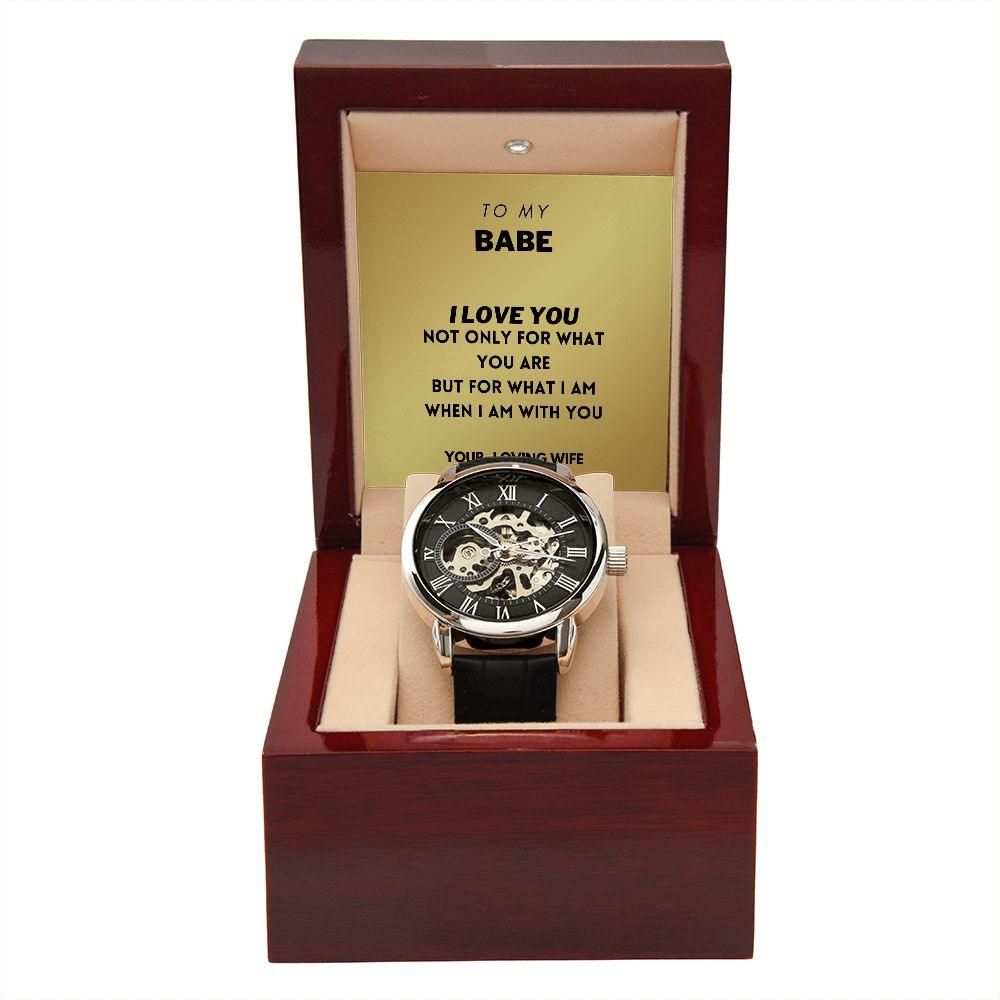 To My Babe - Not Only for What You Are - CHARMING FAMILY GIFT