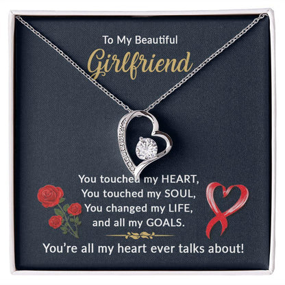 To My Beautiful Girlfriend - Love You - CHARMING FAMILY GIFT