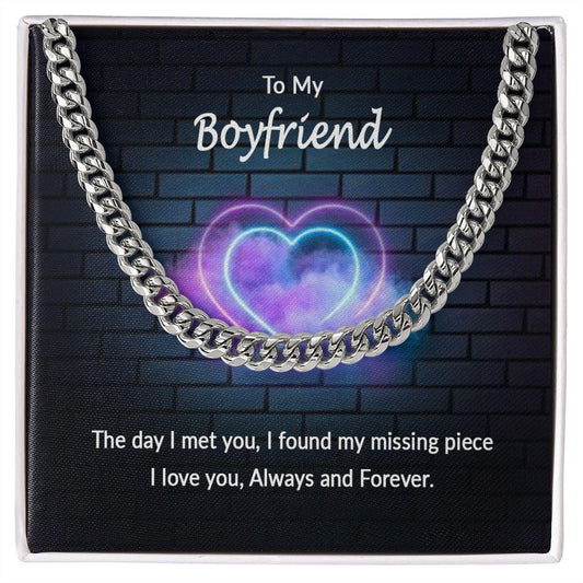 To My Boyfriend - I Love you - CHARMING FAMILY GIFT