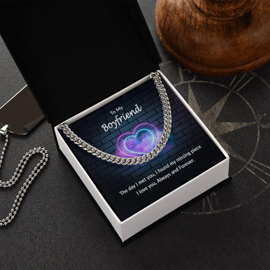 To My Boyfriend - I Love you - CHARMING FAMILY GIFT