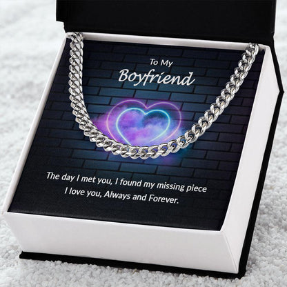 To My Boyfriend - I Love you - CHARMING FAMILY GIFT