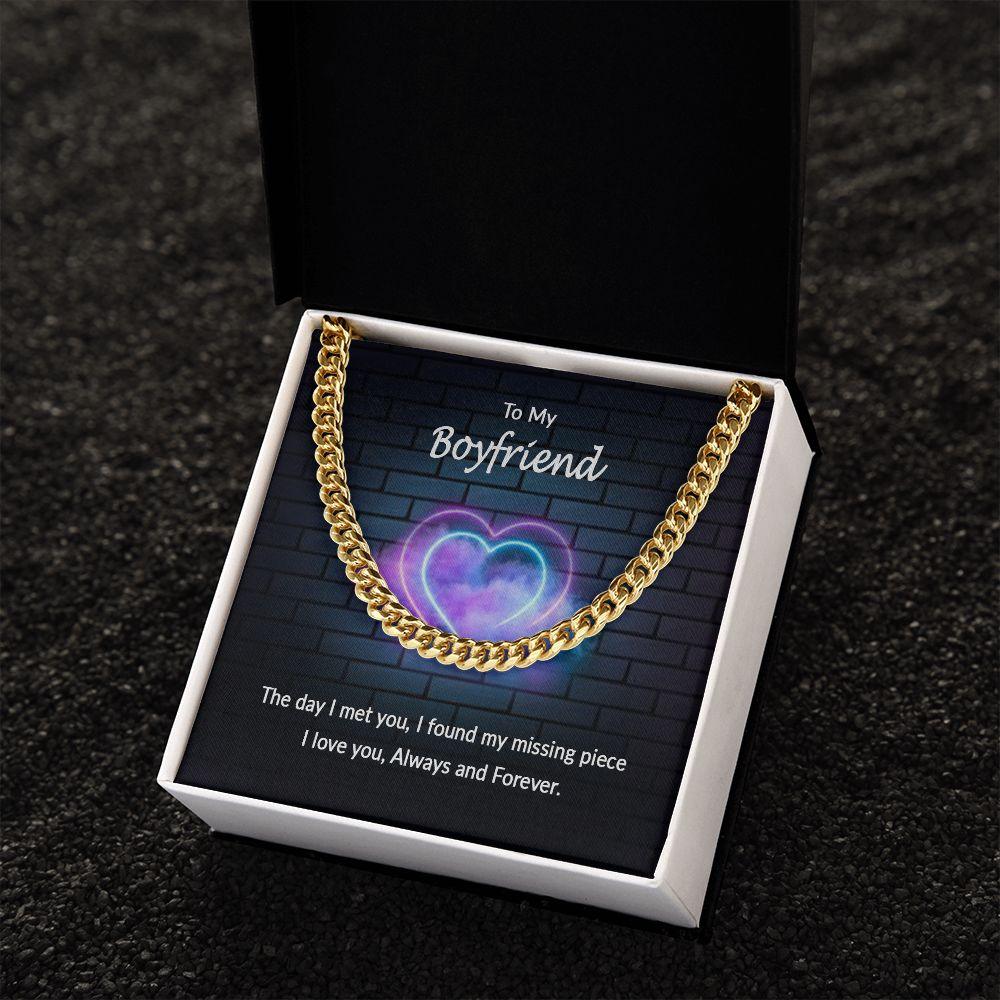 To My Boyfriend - I Love you - CHARMING FAMILY GIFT