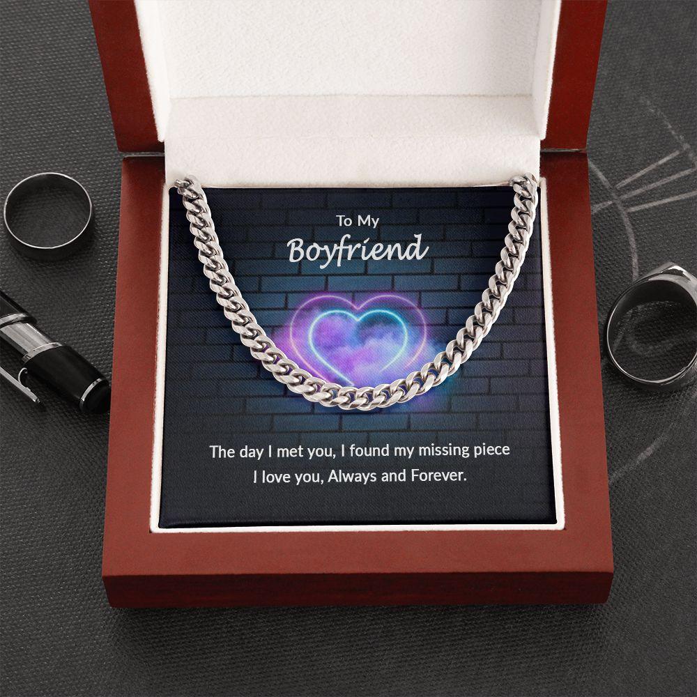 To My Boyfriend - I Love you - CHARMING FAMILY GIFT