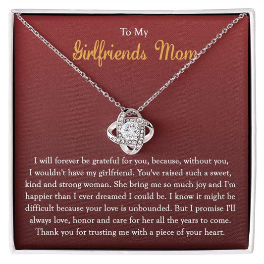 To My Girlfriends Mom Gift Future Mother in Law Necklace - CHARMING FAMILY GIFT