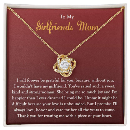 To My Girlfriends Mom Gift Future Mother in Law Necklace - CHARMING FAMILY GIFT
