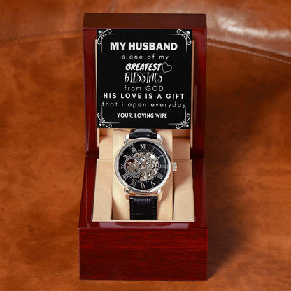 To My Husband - I Love You - CHARMING FAMILY GIFT