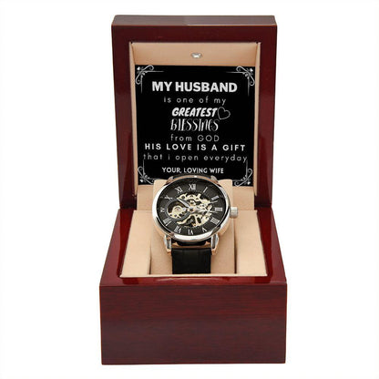To My Husband - I Love You - CHARMING FAMILY GIFT