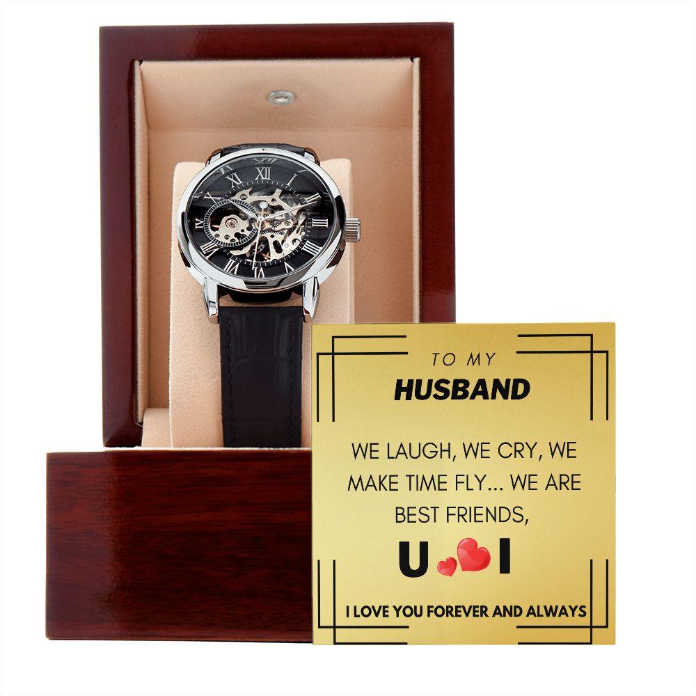 To My Husband - We Laugh - I Love You - CHARMING FAMILY GIFT
