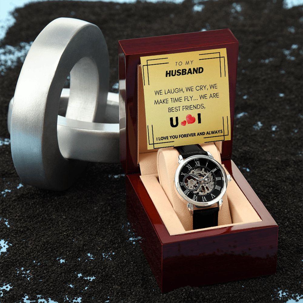 To My Husband - We Laugh - I Love You - CHARMING FAMILY GIFT