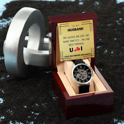 To My Husband - We Laugh - I Love You - CHARMING FAMILY GIFT