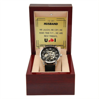 To My Husband - We Laugh - I Love You - CHARMING FAMILY GIFT