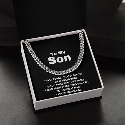 To My Son - I Love you - CHARMING FAMILY GIFT