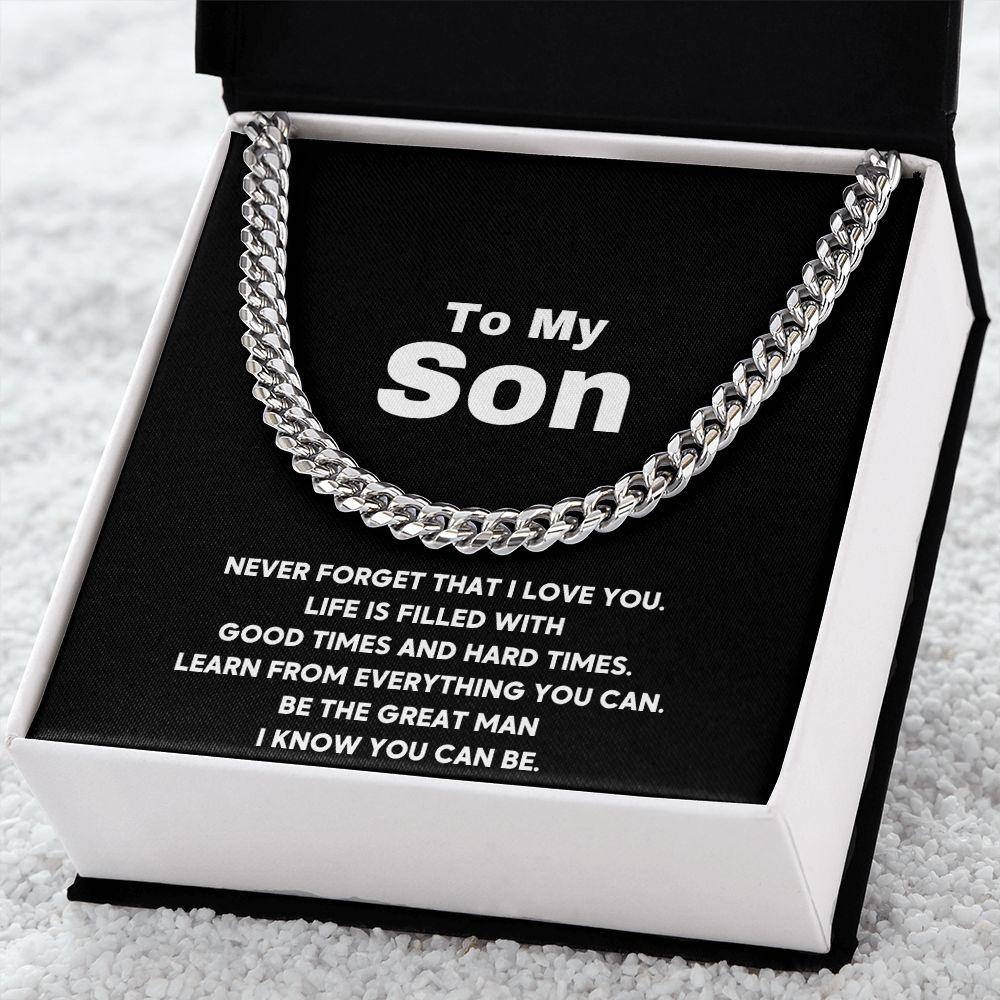 To My Son - I Love you - CHARMING FAMILY GIFT