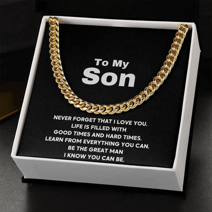 To My Son - I Love you - CHARMING FAMILY GIFT