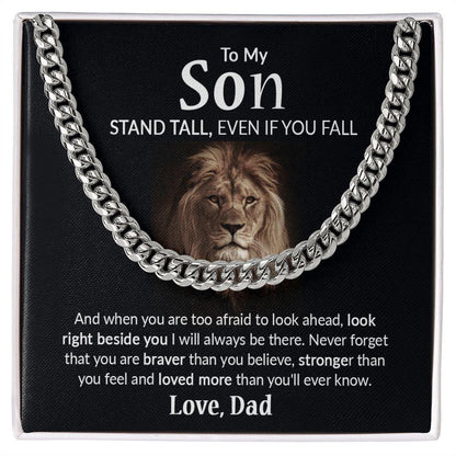 To My Son - Love Dad - CHARMING FAMILY GIFT