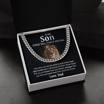 To My Son - Love Dad - CHARMING FAMILY GIFT