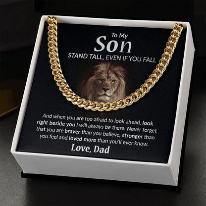 To My Son - Love Dad - CHARMING FAMILY GIFT