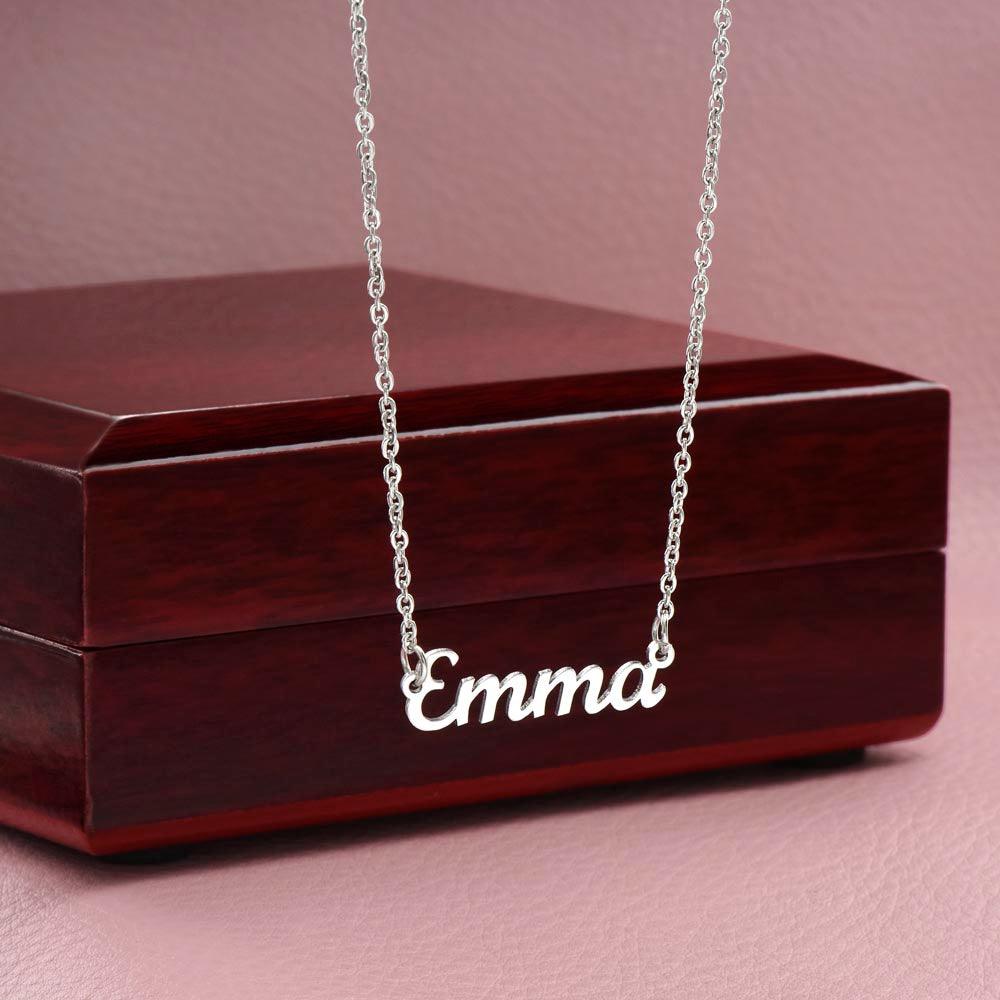 To My Soulmate - Custom Name Necklace - CHARMING FAMILY GIFT