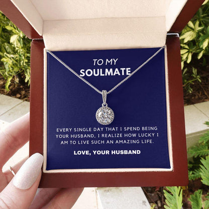 To My Soulmate Eternal Hope Necklace Gift Set - CHARMING FAMILY GIFT