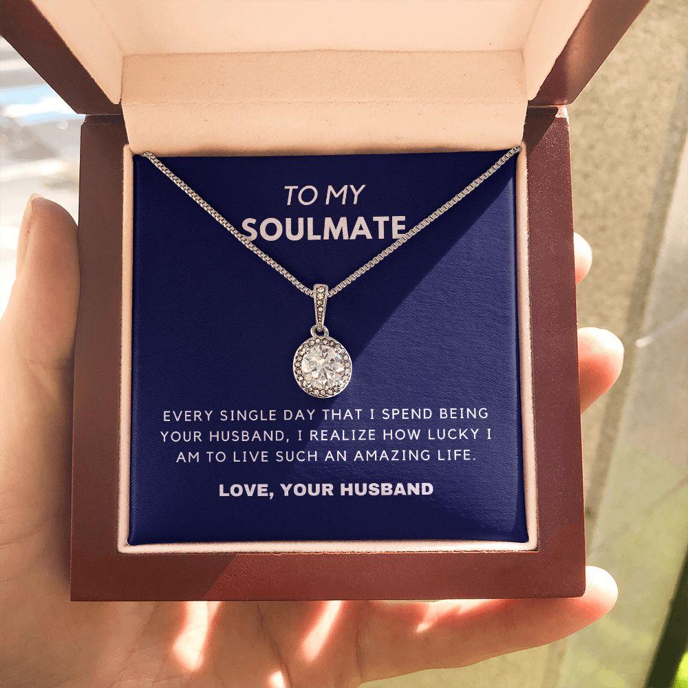 To My Soulmate Eternal Hope Necklace Gift Set - CHARMING FAMILY GIFT