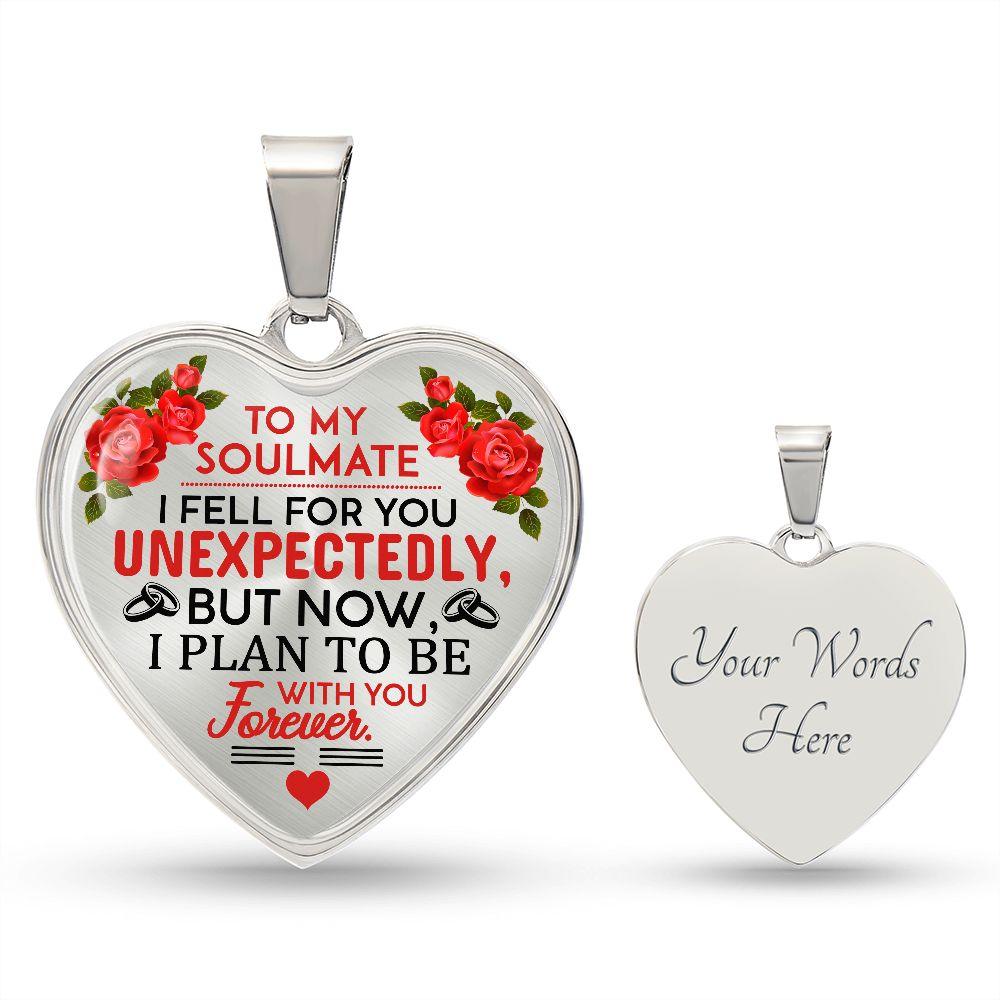 To My Soulmate - I Love You Forever and Always Perfect Gift for Valentine Day - CHARMING FAMILY GIFT