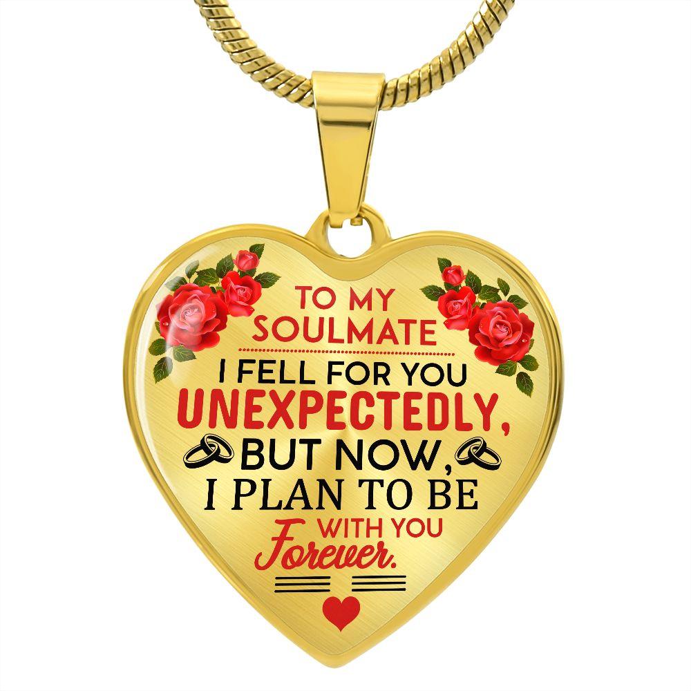 To My Soulmate - I Love You Forever and Always Perfect Gift for Valentine Day - CHARMING FAMILY GIFT