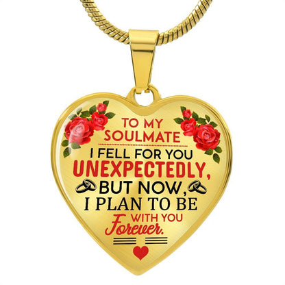 To My Soulmate - I Love You Forever and Always Perfect Gift for Valentine Day - CHARMING FAMILY GIFT