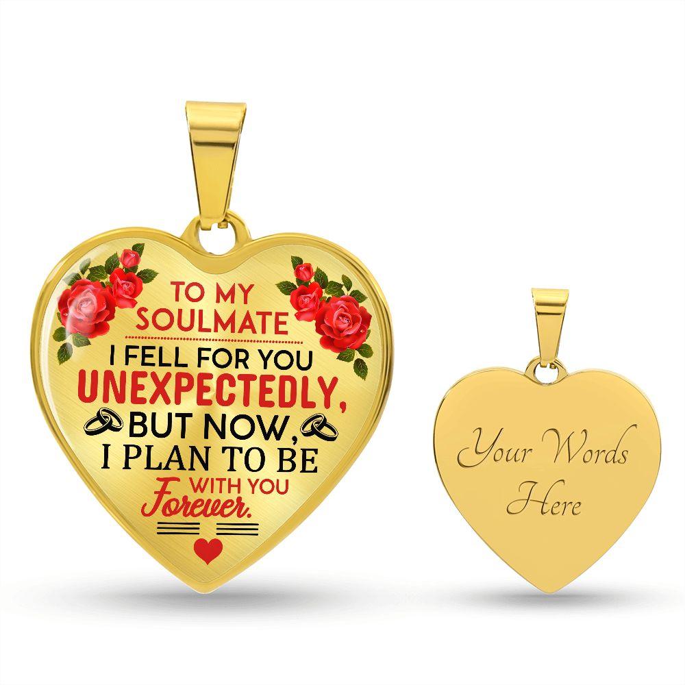 To My Soulmate - I Love You Forever and Always Perfect Gift for Valentine Day - CHARMING FAMILY GIFT