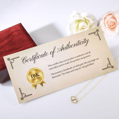 To My Mother - Happy Mother's Day Gold Necklace - Charming Family Gift