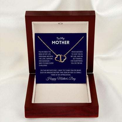 To My Mother - Happy Mother's Day Gold Necklace - Charming Family Gift