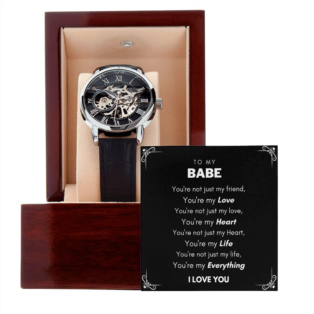 To My Babe - I Love You - CHARMING FAMILY GIFT