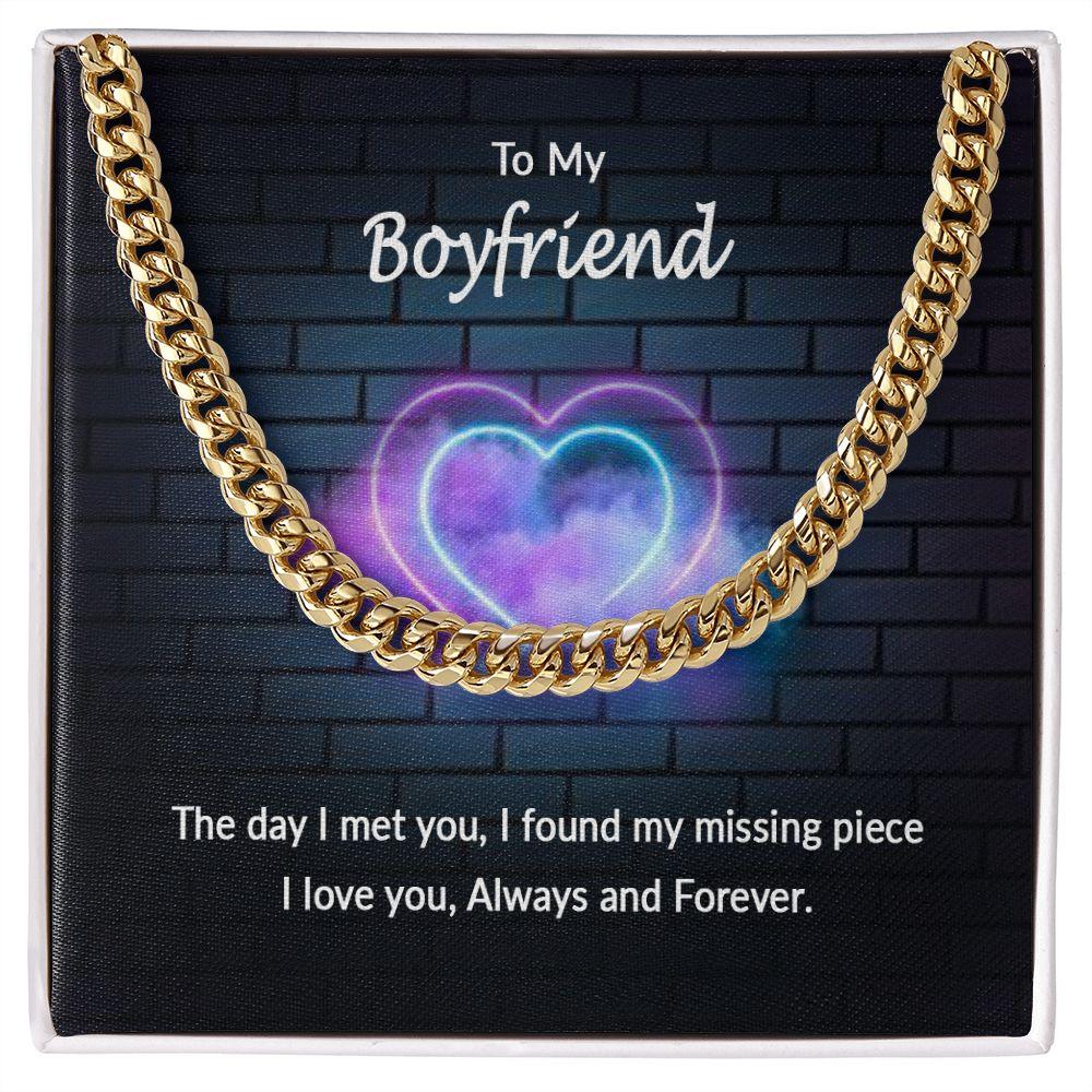 To My Boyfriend - I Love you - CHARMING FAMILY GIFT